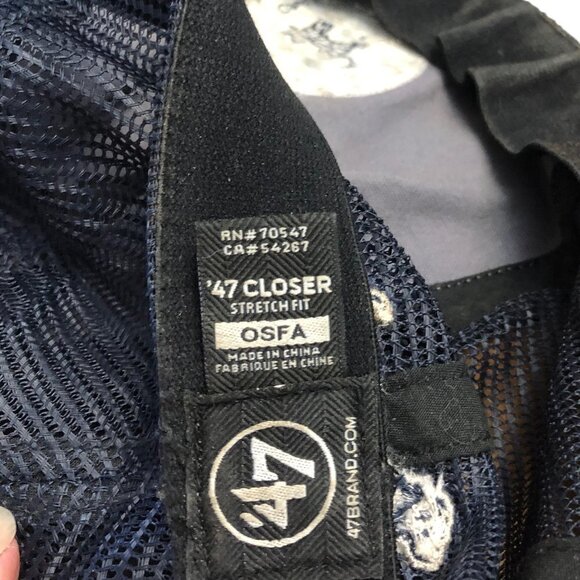 The Black Dog Est 1971 Circle Patch Hat 47 Brand Stretch Fit Mesh Back - Picture 10 of 11